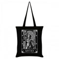 Front - Deadly Tarot Justice Tote Bag