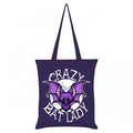 Front - Grindstore Crazy Bat Lady Tote Bag