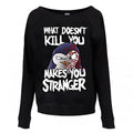 Front - Psycho Penguin Womens/Ladies What Doesnt Kill You Sweatshirt