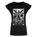 Front - Deadly Tarot Womens/Ladies The Lovers T-Shirt