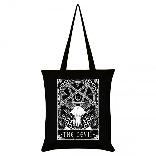 Front - Deadly Tarot The Devil Tote Bag