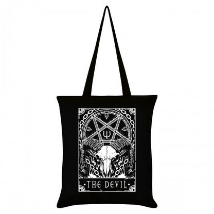 Front - Deadly Tarot The Devil Tote Bag