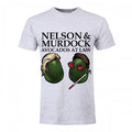 Front - Grindstore Mens Nelson & Murdock Avocados At Law T-Shirt