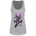 Front - Hexxie Womens/Ladies Totally Winging It Violet Vest Top