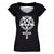 Front - Grindstore Womens/Ladies Feminist Goth T-Shirt