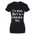 Front - Grindstore Womens/Ladies Im Emo But In A Gerard Way T-Shirt