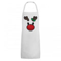 Front - Grindstore Rudolph Face Christmas Full Apron
