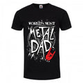 Front - Grindstore Mens Worlds Most Metal Dad T-Shirt