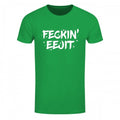 Front - Grindstore Mens Feckin Eejit St Patricks Day T-Shirt