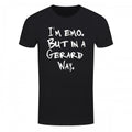 Front - Grindstore Mens Im Emo But In A Gerard Way T-Shirt