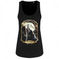 Front - Deadly Tarot Womens/Ladies Obsidian The Moon Tank Top