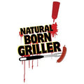 White - Back - Grindstore Unisex Adult Natural Born Griller Apron
