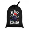Front - Psycho Penguin Merry Kiss My Ass Christmas Santa Sack