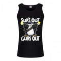Front - Psycho Penguin Mens Suns Out Guns Out Vest Top