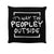 Front - Grindstore It´s Way Too Peopley Outside Filled Cushion