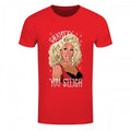 Front - Grindstore Mens Shantay You Sleigh Drag Queen Christmas T-Shirt