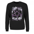 Front - Grindstore Womens/Ladies Pagan Pentagram Sweatshirt