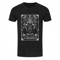 Front - Deadly Tarot Mens The Hierophant Heather T-Shirt