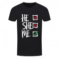 Front - Grindstore Mens He She Me T-Shirt
