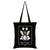 Front - Spooky Cat The Lovers Tarot Tote Bag