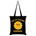 Front - Pop Factory Ray of Fucking Sunshine Tote Bag