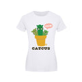 Front - Pop Factory Womens/Ladies Catcus T-Shirt
