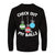 Front - Pop Factory Mens Check Out My Balls Christmas Jumper