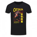 Front - Horror Cats Mens Catzilla T-Shirt