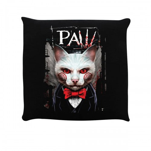Front - Horror Cats Paw Filled Cushion