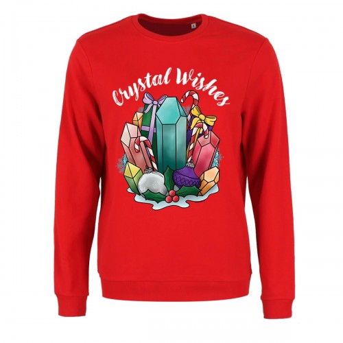 Front - Grindstore Womens/Ladies Crystal Wishes Christmas Jumper