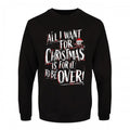 Front - Grindstore Mens All I Want For Christmas Is It To Be Over Jumper
