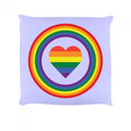 Front - Grindstore Rainbow Heart Filled Cushion
