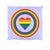 Front - Grindstore Rainbow Heart Filled Cushion