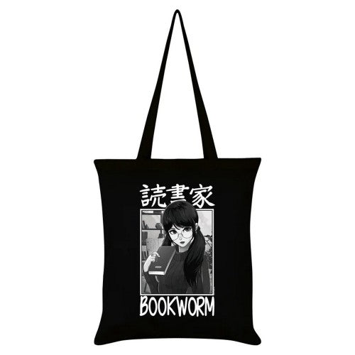 Front - Grindstore Tokyo Spirit Bookworm Tote Bag
