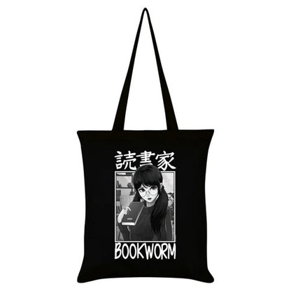 Front - Grindstore Tokyo Spirit Bookworm Tote Bag