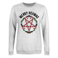 Front - Grindstore Womens/Ladies Merry Hexmas Christmas Jumper