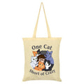 Front - Grindstore One Cat Short Of Crazy Tote Bag