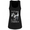 Front - Grindstore Ladies/Womens My Patronus Is A Unicorn Floaty Tank