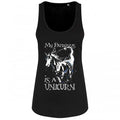 Front - Grindstore Ladies/Womens My Patronus Is A Unicorn Floaty Tank