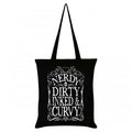 Front - Grindstore Nerdy Dirty Inked & Curvy Tote Bag