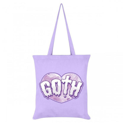Front - Grindstore Pastel Goth Tote Bag