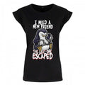 Front - Psycho Penguin Ladies/Womens I Need A New Friend Premium T-Shirt