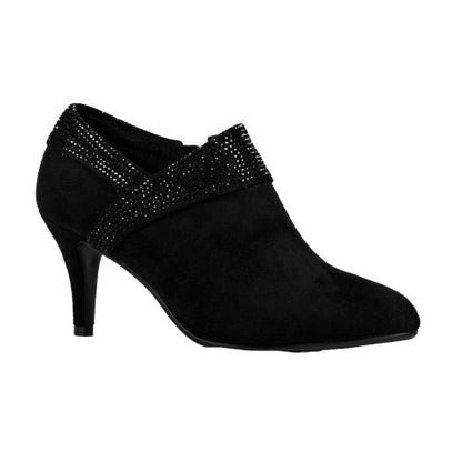 Front - Lunar Womens/Ladies Tyler Faux Suede Ankle Boots