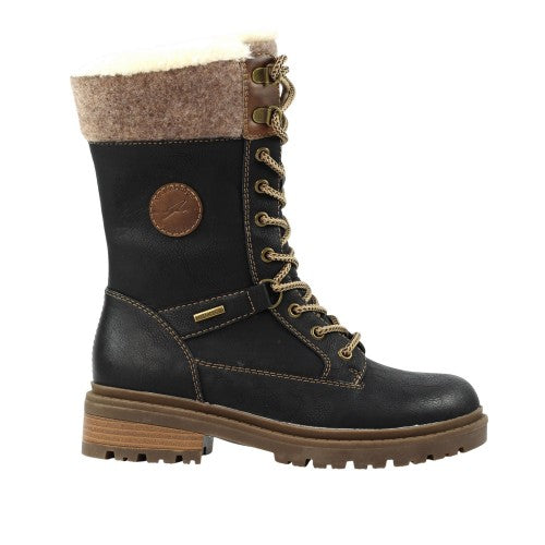 Front - Lunar Womens/Ladies Cambridge Waterproof Ice Grips Boots