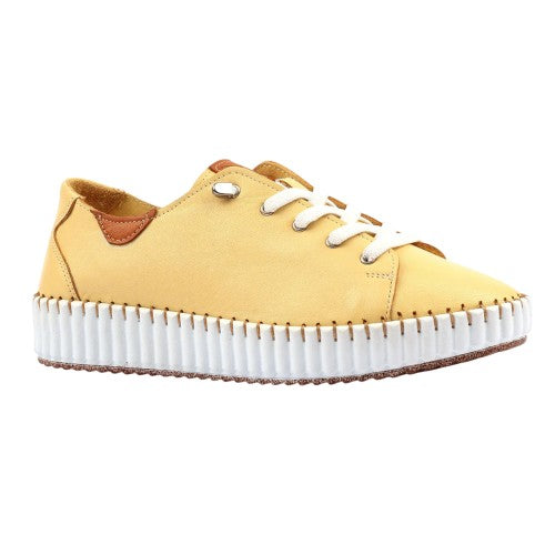 Front - Lunar Womens/Ladies Faith Leather Shoes