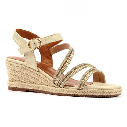 Front - Lunar Womens/Ladies Izzy Wedge Heel Sandals