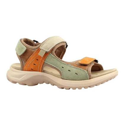 Front - Lazy Dogz Womens/Ladies LD Alston Leather Sandals