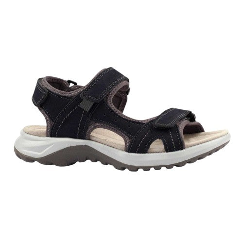 Front - Lazy Dogz Womens/Ladies LD Riviera Leather Sandals