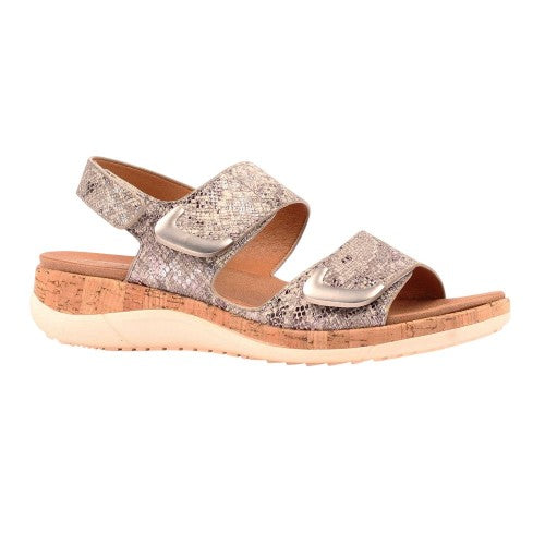 Front - Lunar Womens/Ladies Beatrice Touch Fastening Sandals