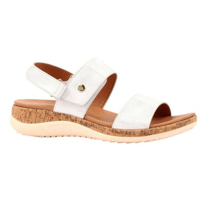 Front - Lunar Womens/Ladies Riley Touch Fastening Sandals
